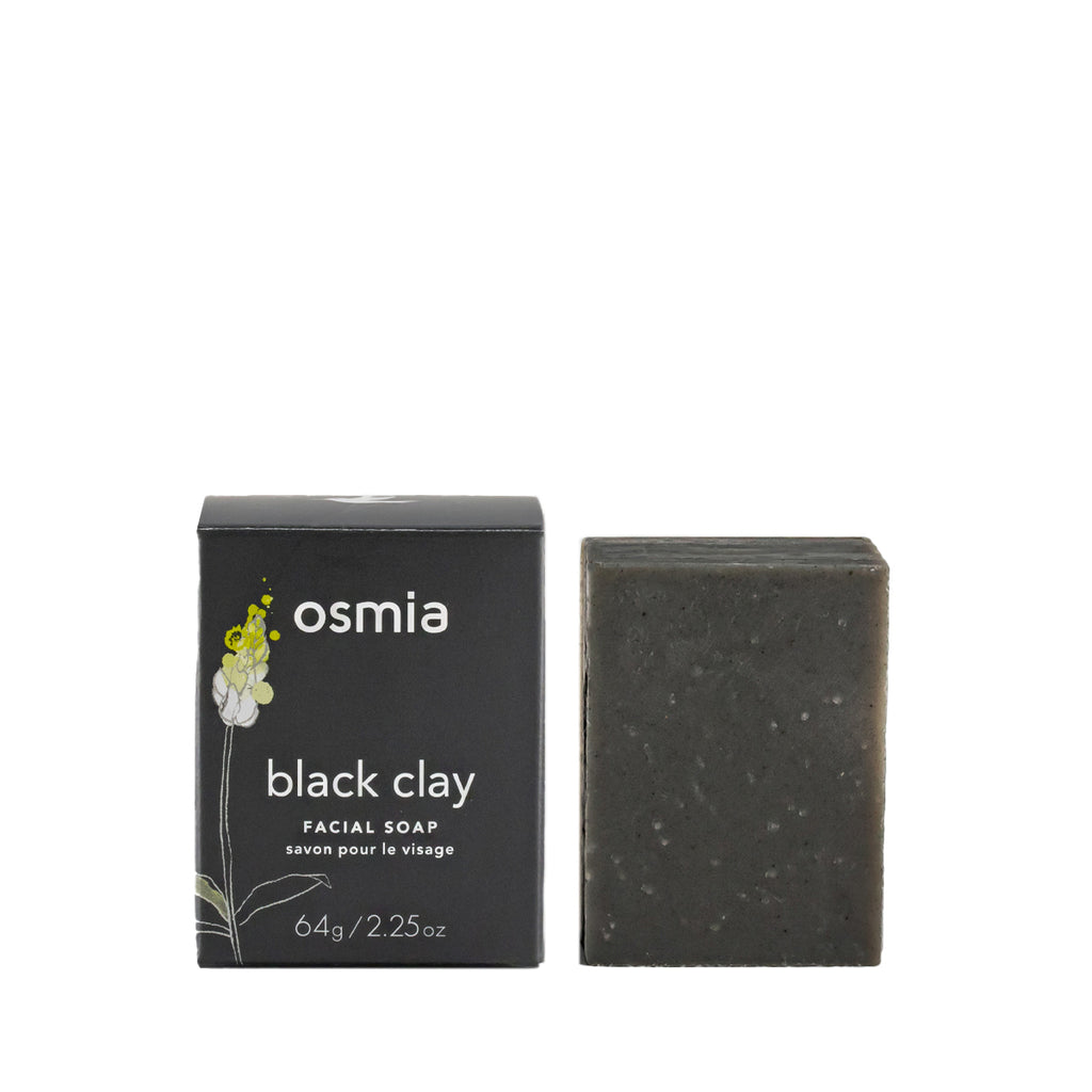 Black Clay Facial Soap by Osmia